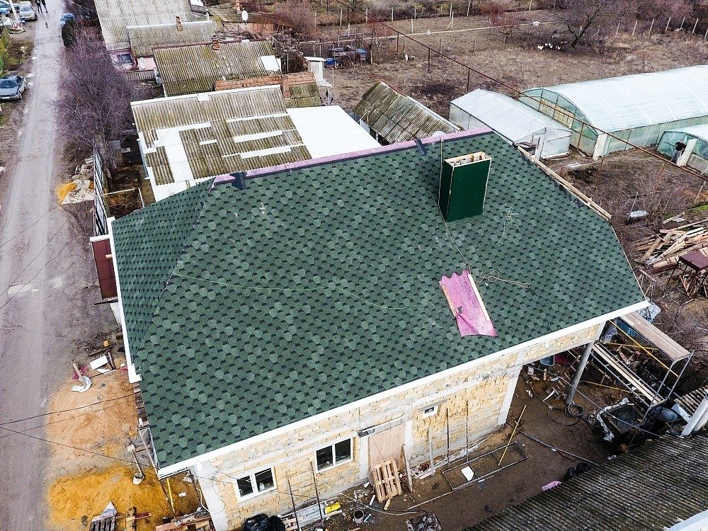 pitched roof