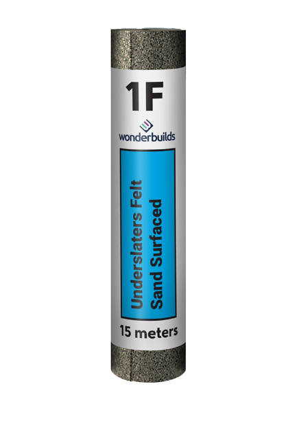 Wonderbuilds 1F underslaters felt roll, sand surfaced, 15 metres